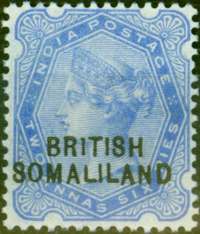 Somaliland 1903 2 1/2a Ultramarine SG4b BR1TISH Error V.F Lightly Mtd Mint 