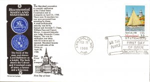 #2342 Maryland Statehood Aristocrat FDC