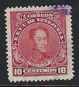 Venezuela 273 VFU BOLIVAR Z252-7