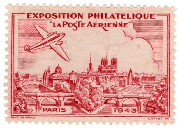 (I.B) France Cinderella : Philatelic Exhibition (Paris 1943)