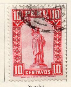 Peru 1932-35 Early Issue Fine Used 10c. 128569