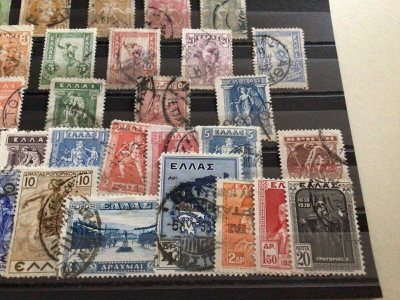 Greece mixed used stamps A10487