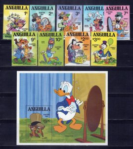 Anguilla 434-443 MNH Disney Easter Mickey & Friends ZAYIX 0701M0049