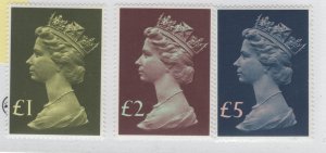 UNITED KINGDOM   (former #773-5) #MH169/175 VFNH  high values