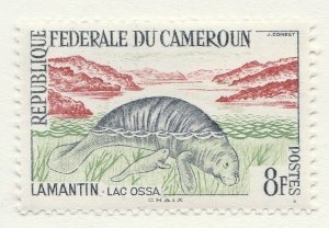 1962 Cameroon Stamp Animals African Manatee 8f MH* A28P18F27639-