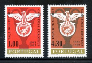 Portugal 901-02 MNH, Victories European Soccer Championships Set from 1963.