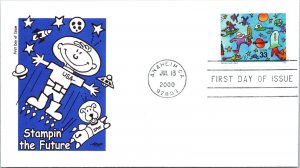 FDC 2000 SC #3414-3417 Artmaster Cachet - Anaheim CA - Single - J2841