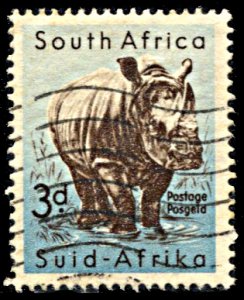 South Africa 204, used, White Rhinoceros
