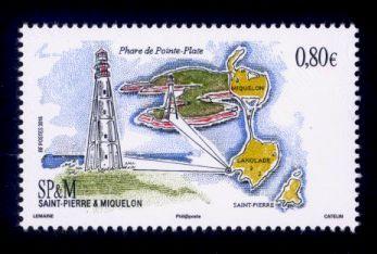 St. Pierre & Miquelon Sc# 1038 MNH Ponte Plate Lighthouse