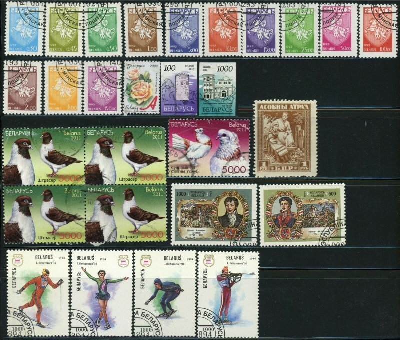 Belarus Postage Europe Stamp Collection Used
