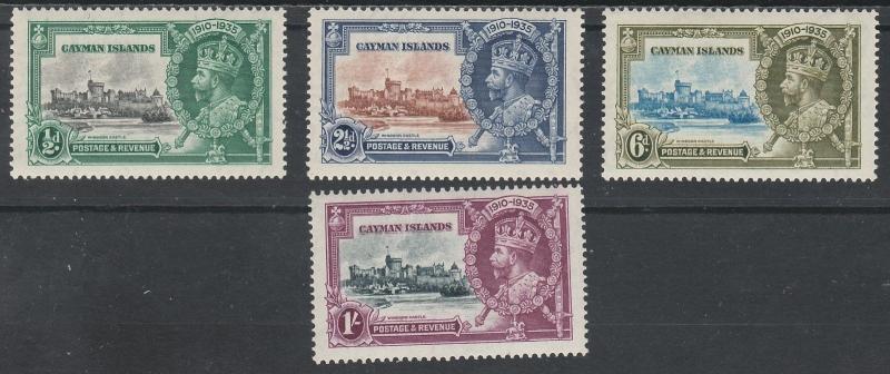 CAYMAN ISLANDS 1935 KGV SILVER JUBILEE SET MNH **