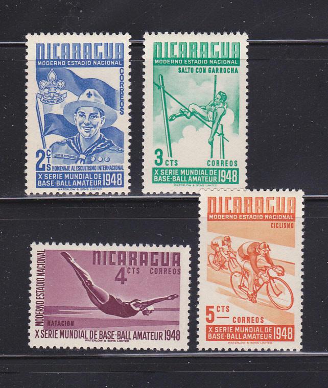 Nicaragua 718-721 MHR Various