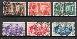 ITALY #413-418 Used