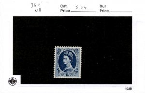 Great Britain, Postage Stamp, #369 Mint NH, 1958 Queen Elizabeth (AC)