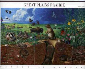 United States 2001 Nature of America #3 - The Great Plain...