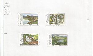 VENDA - 1981 - Lakes & Waterfalls - Perf 4v Set - Mint Light Hinged