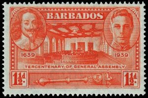 Barbados - Scott 204 - Mint-Hinged