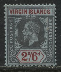 Virgin Islands KGV 1913 2/6d mint o.g.