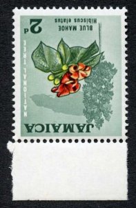 Jamaica SG219w 1964 2d Wmk Multiple J and Pineapple INVERTED U/M cat 15 pounds