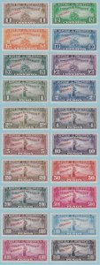 PHILIPPINES 1943 - 1947 REVNUE SET  - MINT NEVER HINGED OG ** SPECIMENS - L552