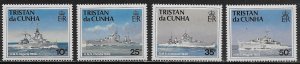 Tristan da Cunha Scott #'s 547 - 550 MNH