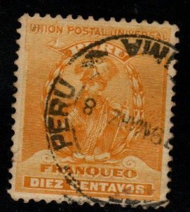 Peru  Scott 144 used 1896-1900 stamp