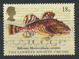 Great Britain SG 1380 -  Used - Linnean Society