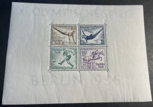 GERMANY # B91--MINT/NEVER HINGED--SOUVENIR SHEET--SEMI-POSTAL--1936