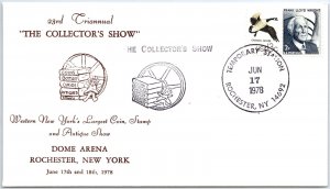 U.S. SPECIAL EVENT POSTMARK COVER 23rd TRIANNUAL COLLECTOR'S SHOW ROCHESTER N.Y.