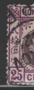 HONG KONG 1919 K.EDWARD VIISc.#128 TypeII/S.G.#109 TypeB