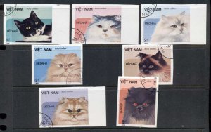 Vietnam 1986 Domestic Cats IMPERF CTO