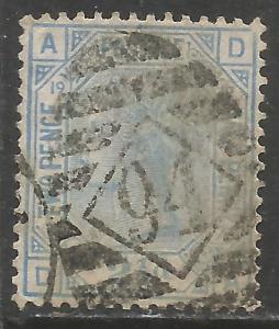 GREAT BRITAIN 68 VFU PLATE 19 Z2366