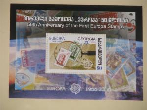 Georgia 50th Ann. of the 1st Europa Stamps, MNH