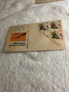 Cuba-1962.ANIVERSARIO DE PLAYA GIRON.FDC