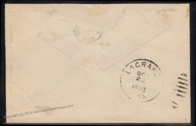 Guatemala 1902 Izabal La Grange Tennessee USA Cover 92808