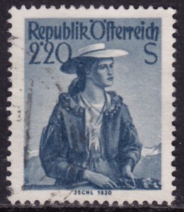 Austria - 1952 - Scott #547 - used - Costumes Series