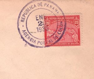 PANAMA Air Mail Cover 1930 PAA FIRST FLIGHT GUATEMALA Colon {samwells}KT82