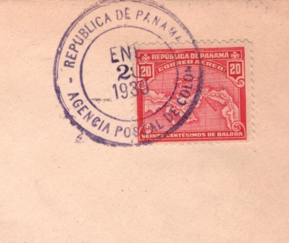 PANAMA Air Mail Cover 1930 PAA FIRST FLIGHT GUATEMALA Colon {samwells}KT82