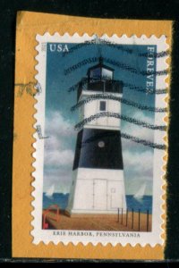 5623 (55c) Mid-Atlantic Lighthouses - Erie Harbor SA. used on paper