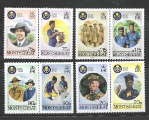 MONTSERRAT      SC # 592 - 5   MNH