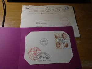 Norway   Cover addressed to André Ouellet  # 639-42  FDC
