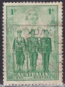 Australia 184 USED 1940 Nurse, Sailor, Soldier & Aviator 1p