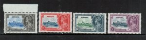 Jamaica #109 - #112 Very Fine Never Hinged Set