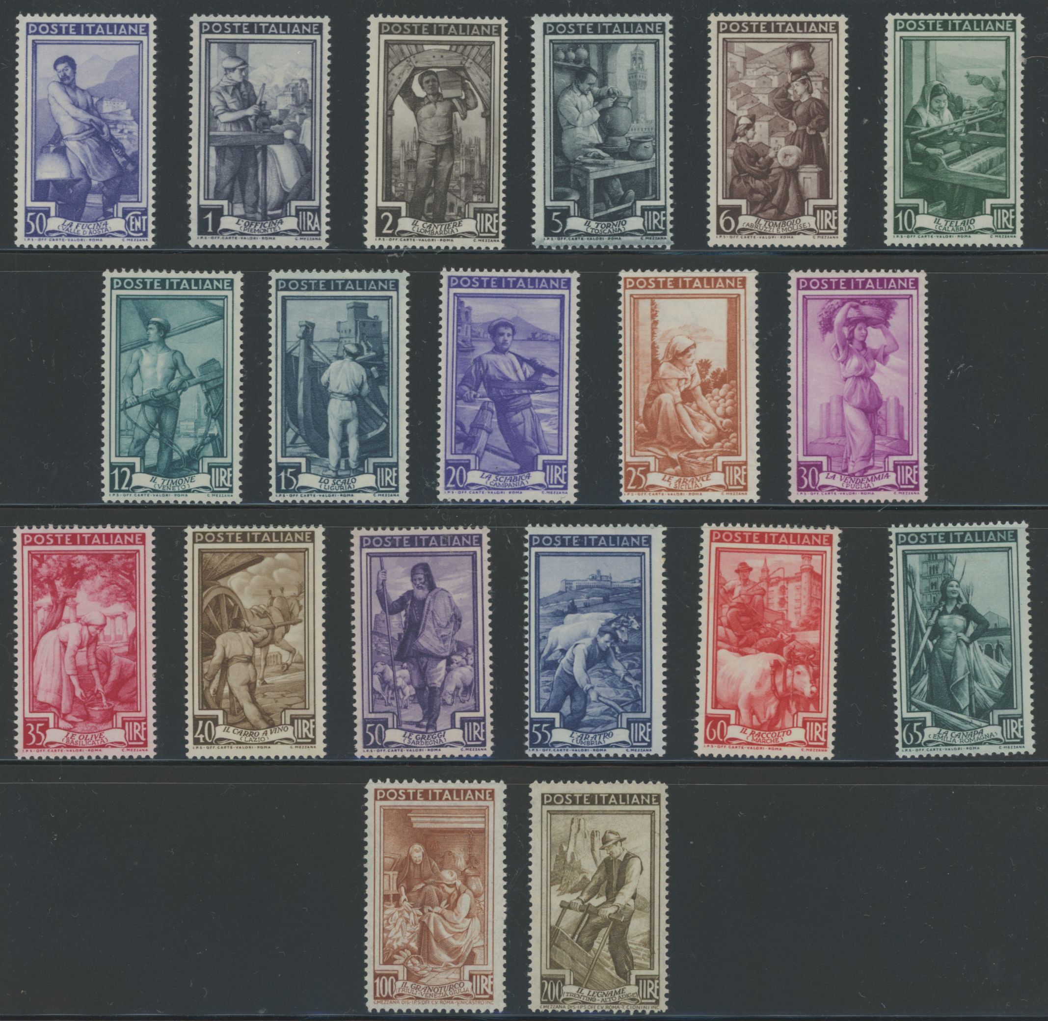 36 2pcs Italy, 1962， Post Stamps Postage Collection - Stamps