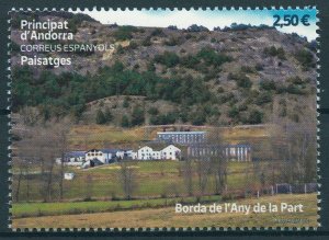 Spanish Andorra 2021 MNH Landscapes Stamps Borda de L'Any de la Part 1v Set