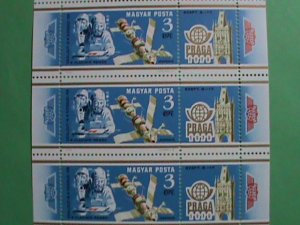 HUNGARY STAMP:1978-PRAGA-1978 SOVIET AND AMERICAN SPACE SHIP PROGRAM-MINT S/S