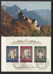 Liechtenstein 885 Maxi Card U/A FDC