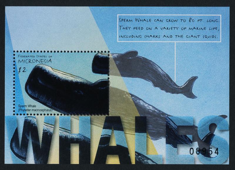 Micronesia 416-9 MNH Whales