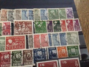 Sweden mounted mint or used stamps  A12395