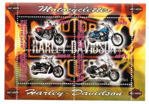 DJIBOUTI - M/S - MOTORCYCLES - HARLEY-DAVIDSON - 2013 -